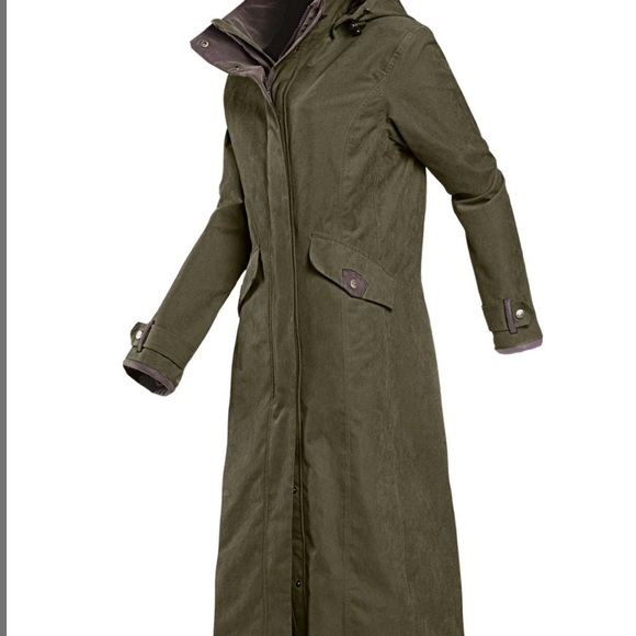 BALENO Womens Kensington Waterproof Coat - Pine Green $285 MSRP Brand New w/tags - Picture 2 of 13